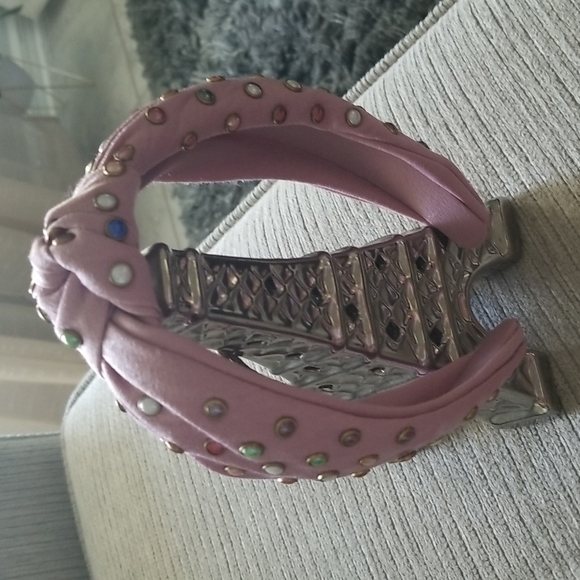 Knotted Headbands for Women Hair Twist Rhinestone Top Knot ... - Picture 4 of 4